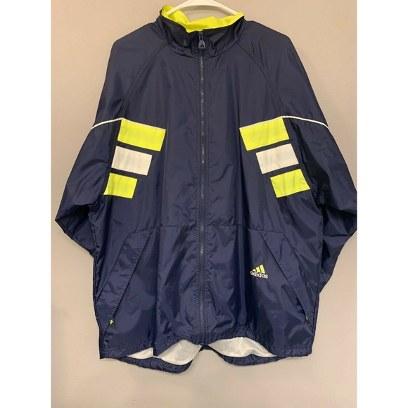 Adidas Windbreaker Mens Large Rn 88387 